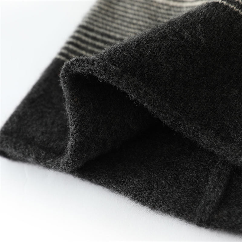 100%美丽诺极细羊毛秋冬保暖针织帽 时尚卷边休闲成人帽子 堆堆帽包头毛线帽保暖款详情17