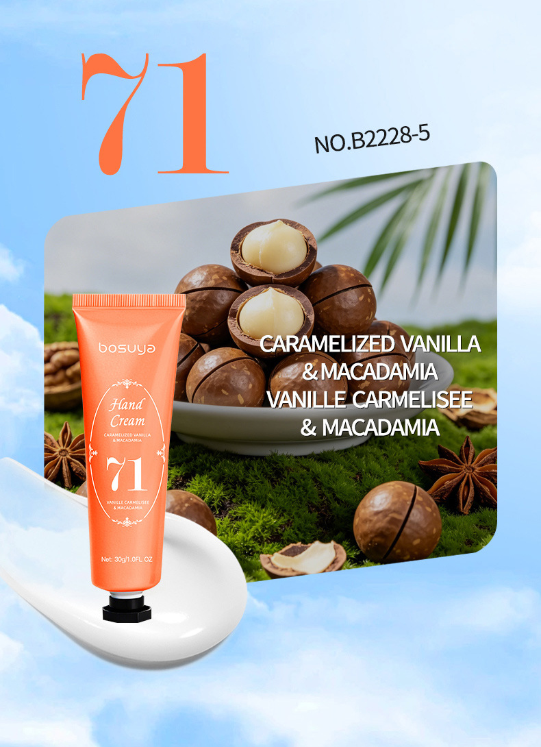 [OEM fábrica de procesamiento personalizado] crema de manos 5 piezas para guardar fragancia hidratación hidratación nutrición manos desalinización líneas de la mano pic 12