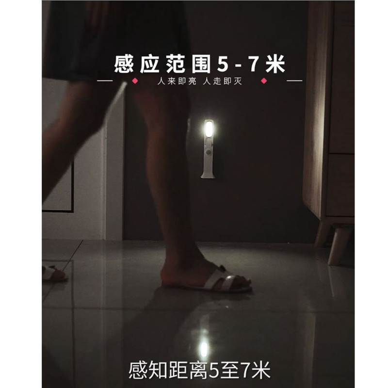 厂家智能USB人体感应小夜灯家居起夜卧室LED创意光控礼品床头灯详情4