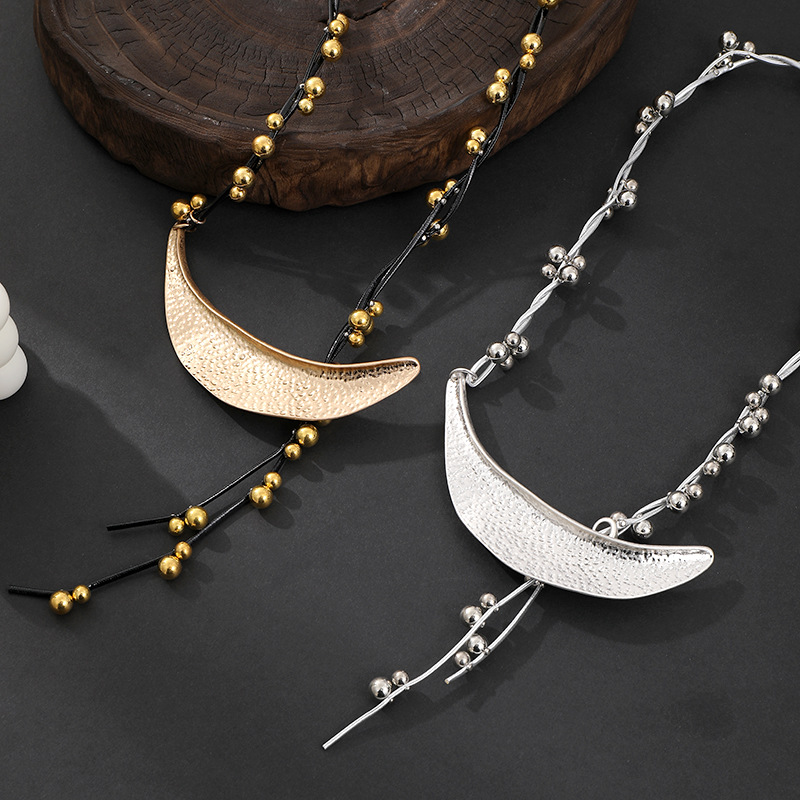 跨境专供亚马逊女士短项链高级感吊坠小众复古首饰锁骨链欧美批发详情11