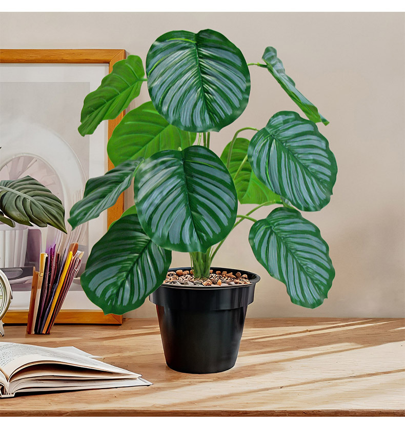 Wholesale of real green plants, 18 green apple artificial flowers, Nordic-style soft furnishings, floor-standing tables, table decorations, shooting props and sets pic 6