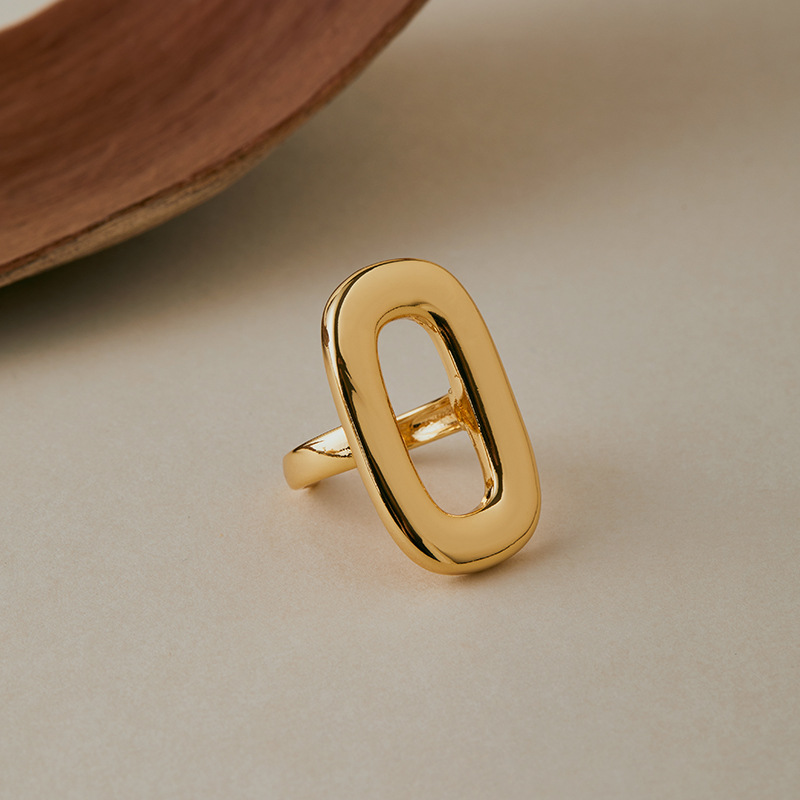 希朗-重工保色戒指开口设计宽面复古chic风欧美个性食指戒商务款详情6