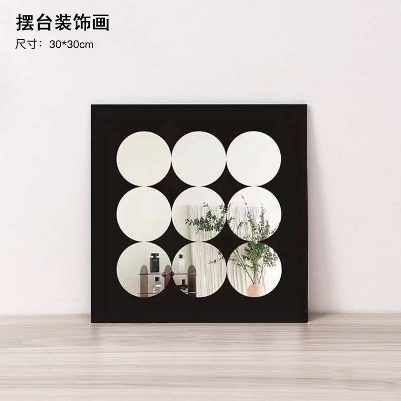 ins风抽象人物艺术摆台画玄关装饰画摆件客厅卧室梳妆台黑白桌画详情5