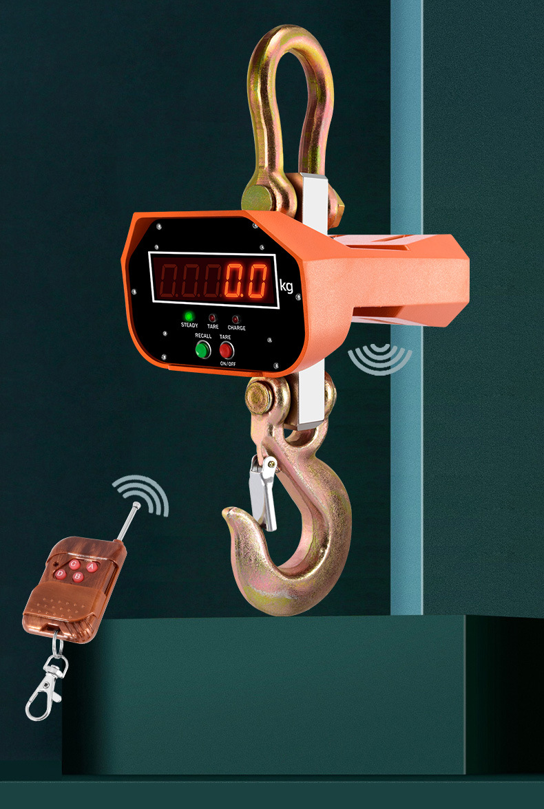 OCS-P 2t电子吊秤5T直视吊钩秤行车电子称10T吊磅3t吊勾称详情2
