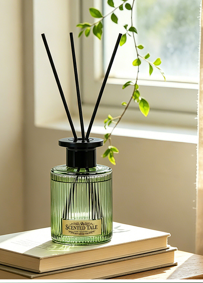 Lime flameless aromatherapy high-end indoor hotel fragrance display, Longjing tea fragrance Lasting 90 days, evaporation stick pic 5