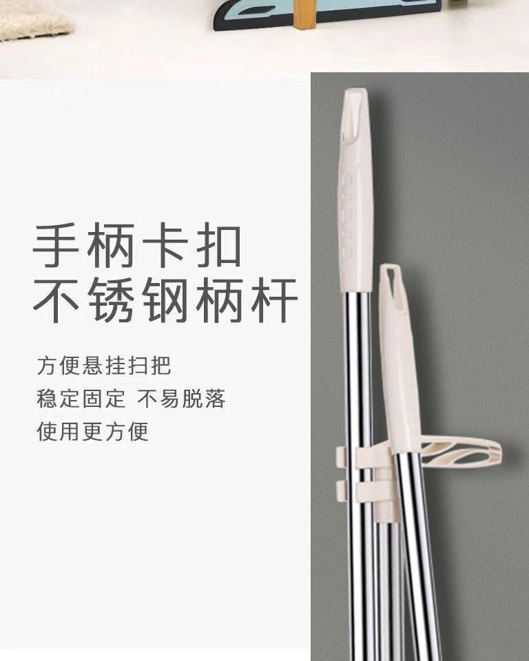 Thickened broom and dustpan set combination, soft bristle household broom, single broom for sweeping, bathroom broom for sweeping hair pic 10