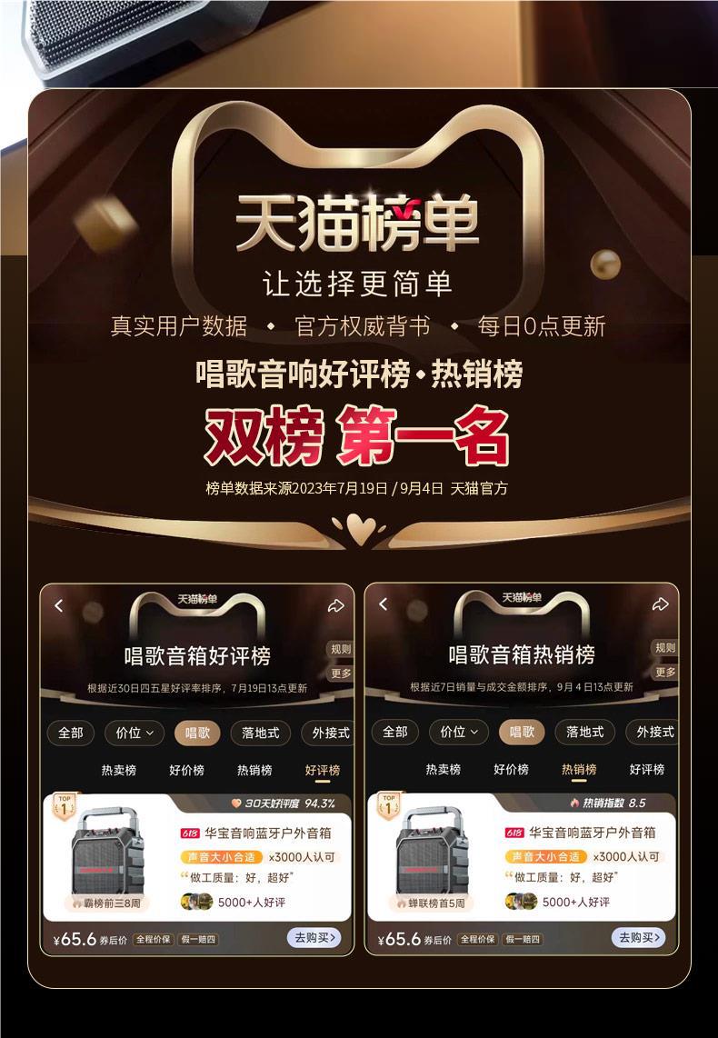 广场舞音响蓝牙户外音箱大音量手提便携式家用k歌重低音炮播放器详情1