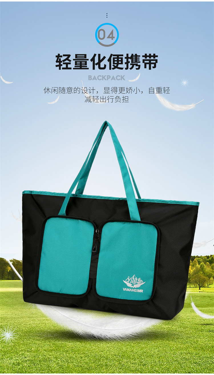 Yitu Warner Heim storage Bag, large-capacity hand-held outdoor picnic bag, cross-border single-shoulder travel bag, fitness bag, luggage bag pic 10