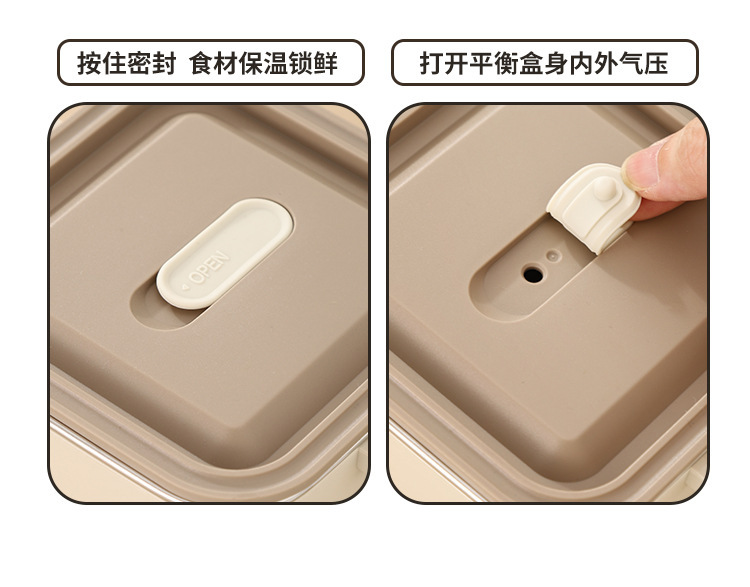 Factory direct sales of stainless steel lunch boxes, microwave ovens, multi-layered lunch boxes for office workers with meals, cross-border wholesale and consignment pic 19