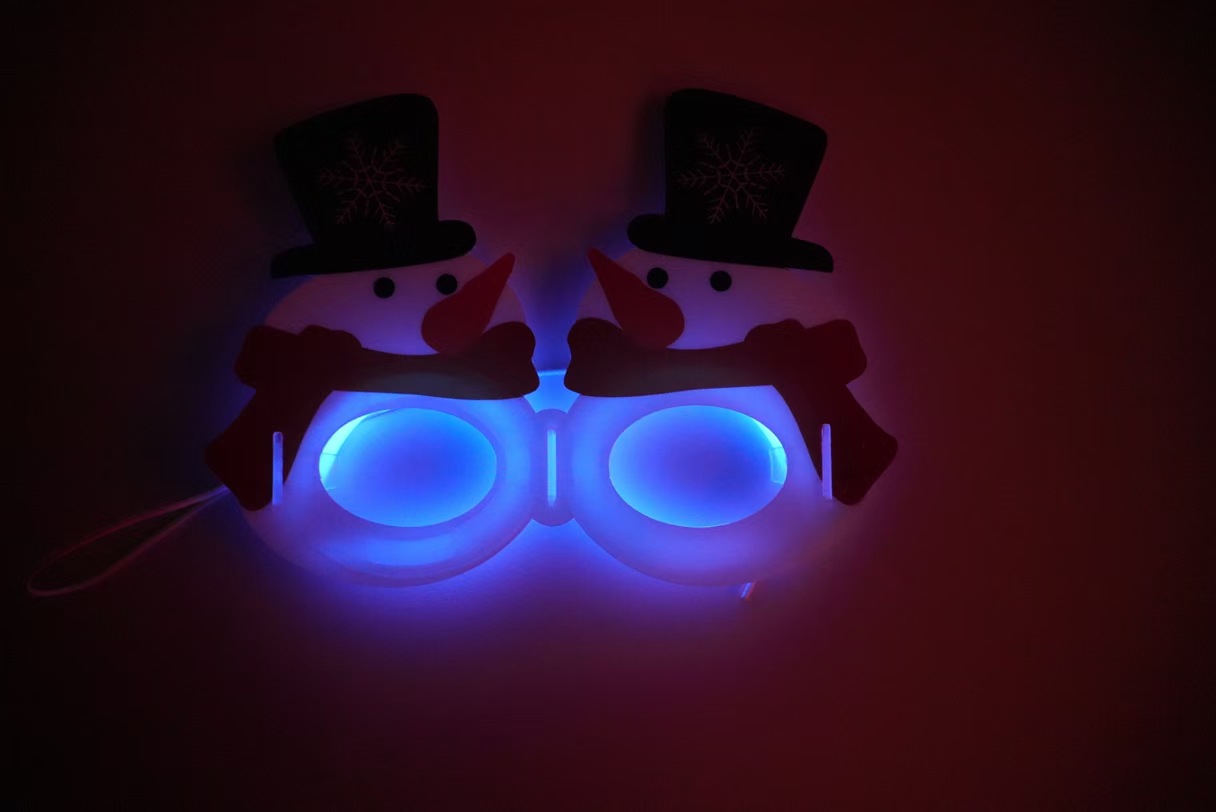 荧光面具 夜光眼罩六一儿童节道具 酒吧化妆舞会用品节日批发圣诞详情3