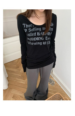 GAGD versatile retro distressed straight-leg jeans for women, pear-shaped high-waisted slimming loose jeans pic 6