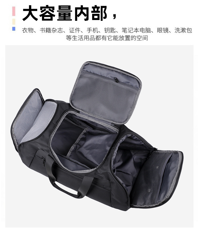 旅行包大容量背包独立鞋仓印logo干湿分离运动包户外健身包详情15