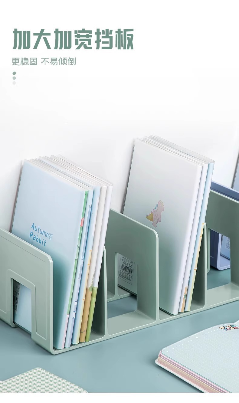 Desktop simple bookshelf, student desk, book storage rack, multi-layered office document storage rack pic 6