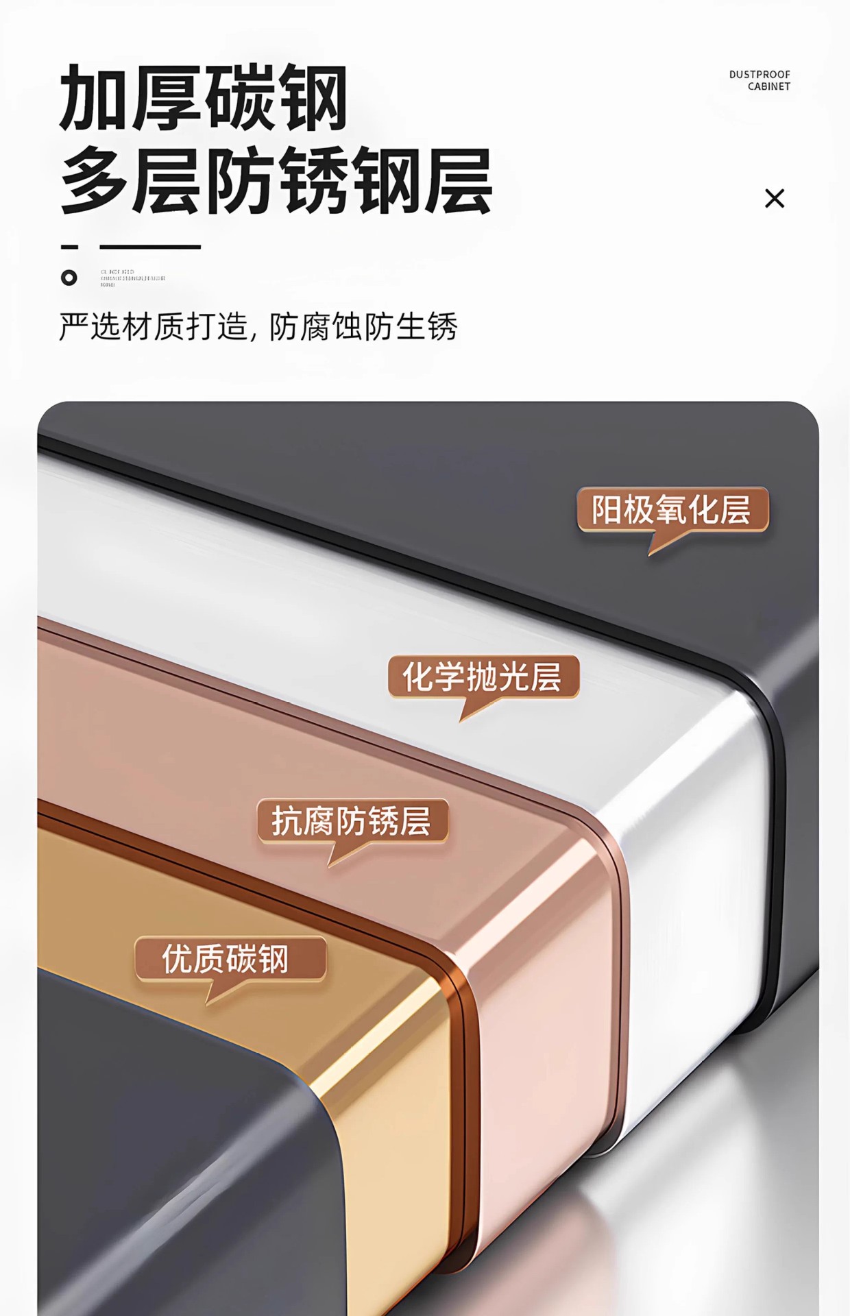 厨房多功能置物架落地多层夹缝收纳柜家电碗筷储物柜缝隙置物架子详情15