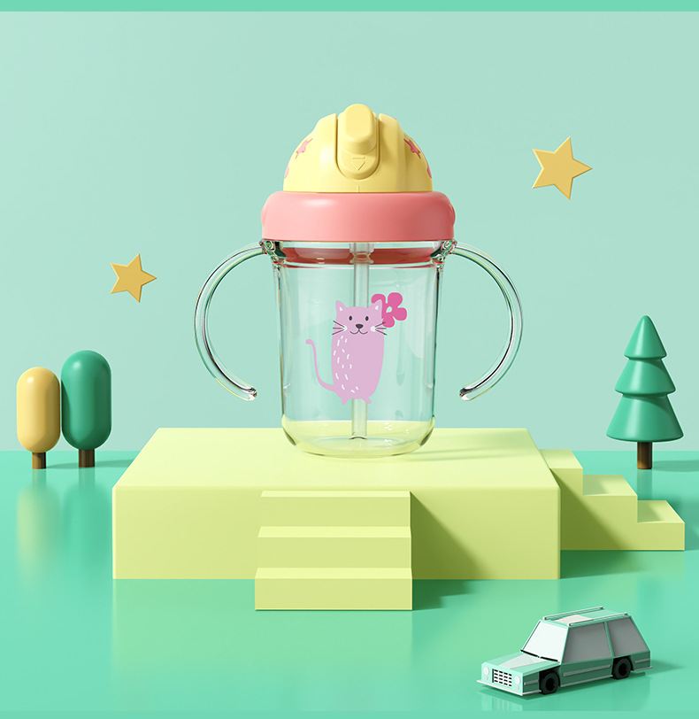 儿童水杯大容量塑料吸管杯宝宝喝水便携水杯防摔防漏夏季水杯批发详情23