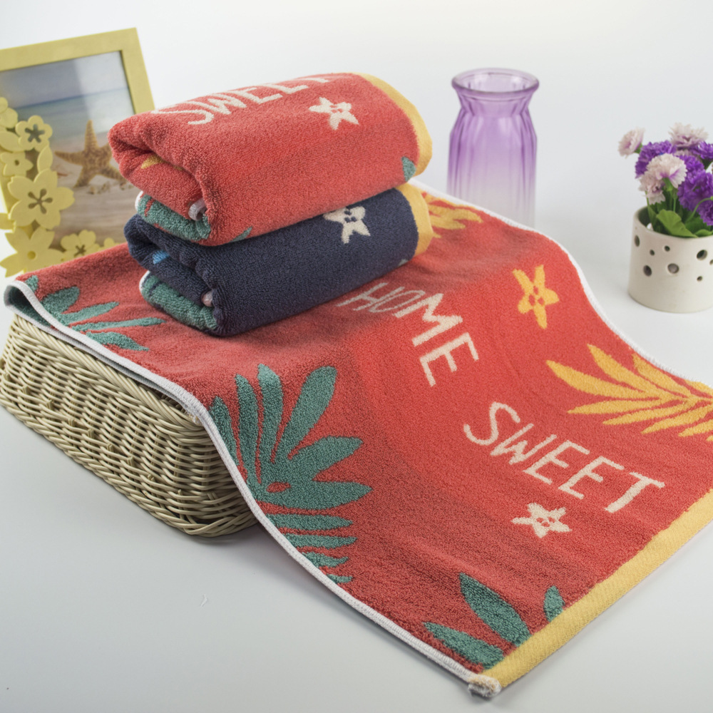 毛巾纯棉加厚面巾极限股色织提花全棉毛巾柔软吸水成人洗脸巾批发详情36