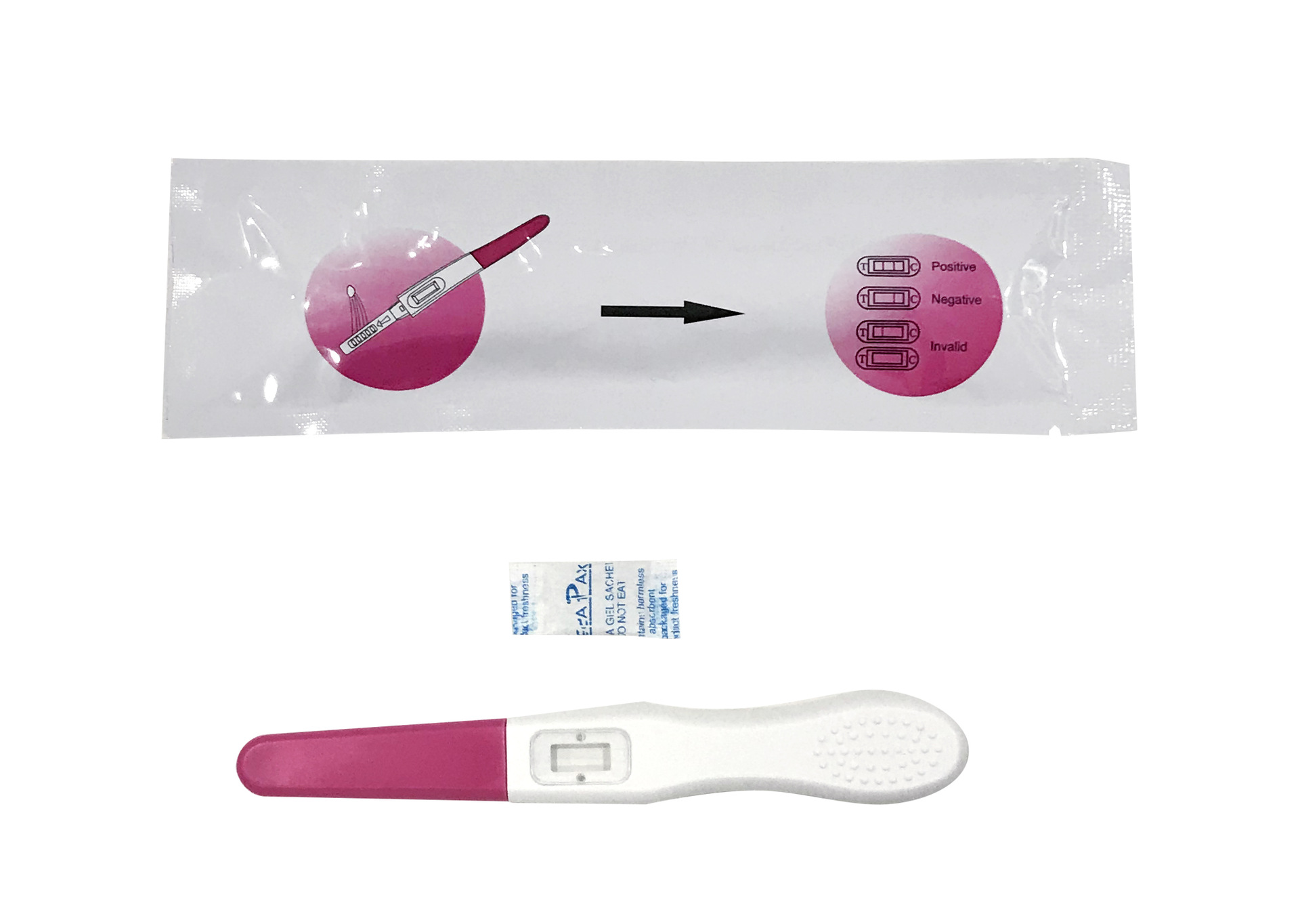 跨境专供HCG测孕笔英文包装早早孕验孕笔1支装精准检测怀孕工具详情3