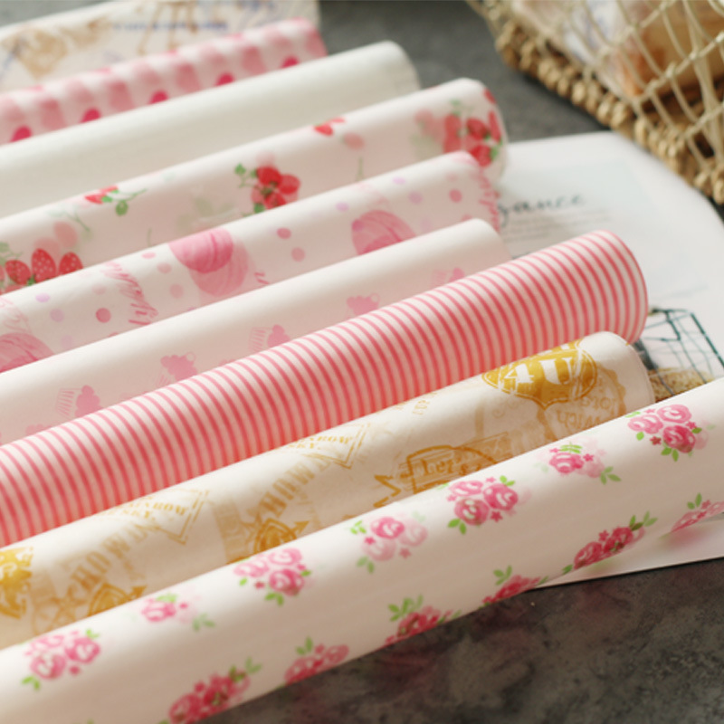 新品跨境蜡纸WaxPaper食品汉堡三明治包装纸点心纸opp袋装防油详情3