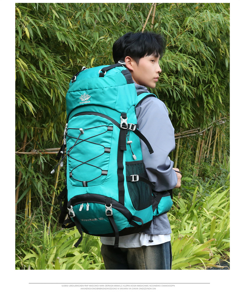 Yitu Outdoor Sports Mountaineering Bag 60-liter large capacity 2025 Autumn New Backpack, hiking, Camping and travel backpack pic 21