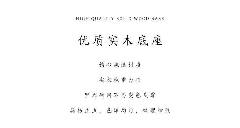 Chinese-style solid wood printed fabric table lamp, decorative table lamp for living room, bedroom and bedside, eye-protecting lamp for homestay, hotel and study pic 7