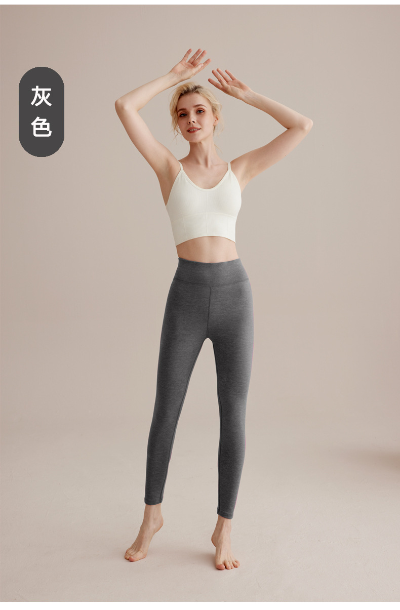 高腰秋裤女士薄款德绒内穿大码加厚加绒裤线裤衬裤保暖裤冬季纯色详情31