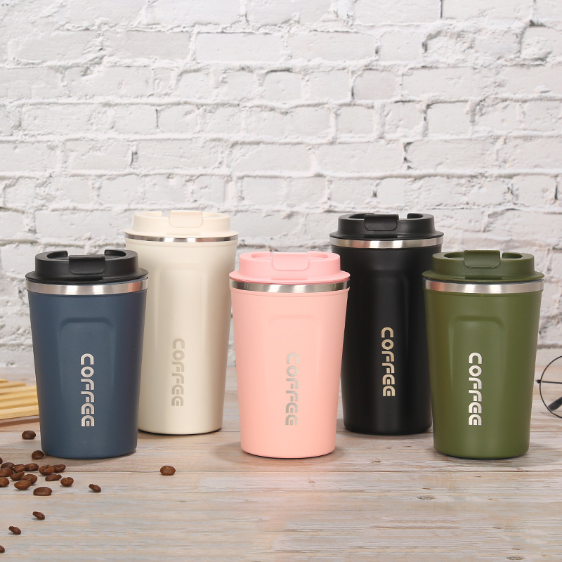 高颜值时尚不锈钢咖啡杯办公室随行保温杯商务活动礼品水杯批发详情1