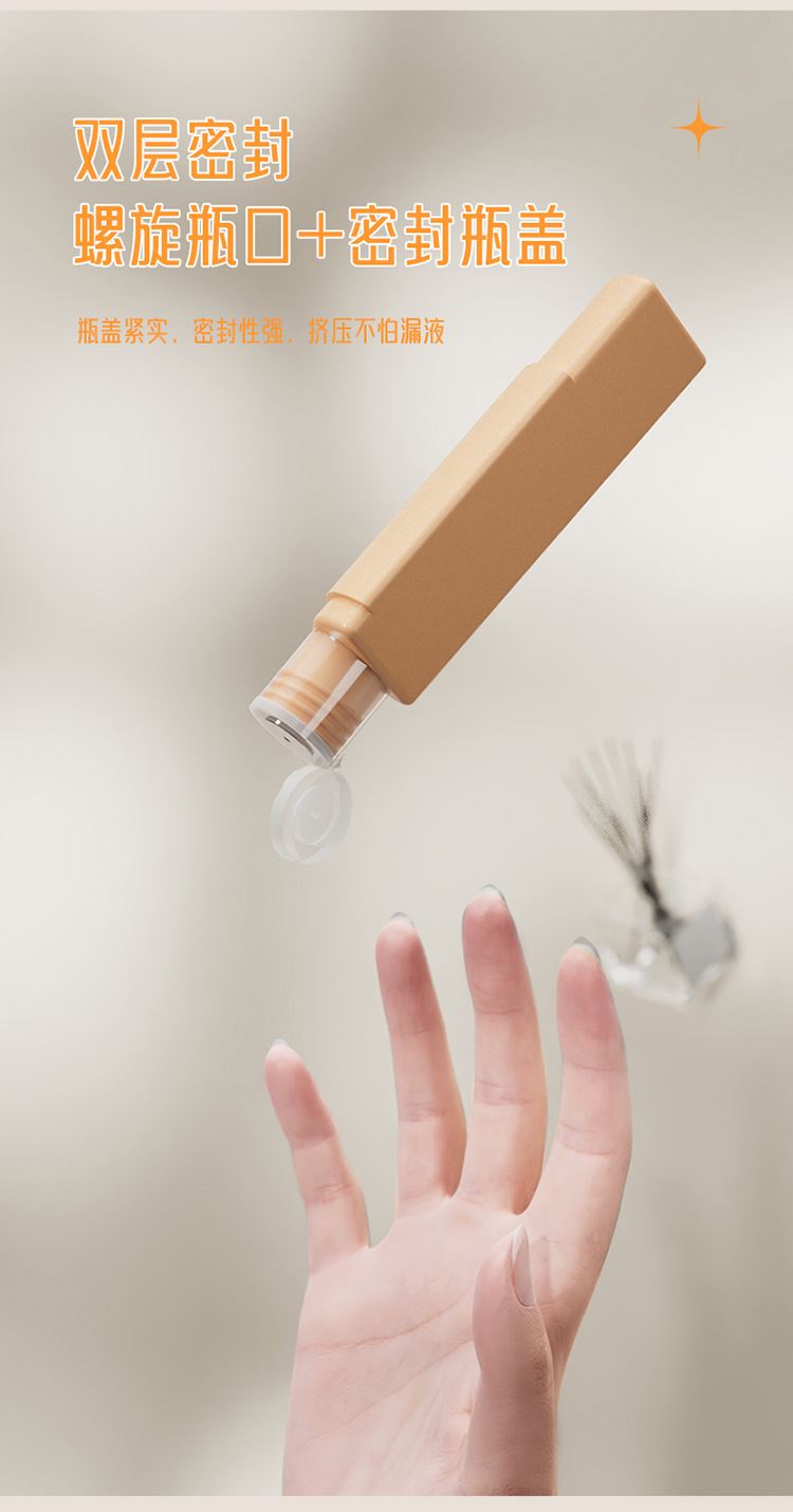 Four-in-one travel dispensed bottle lotion, shampoo and body wash dispensed, extruded sealed bottle portable set for going out pic 9