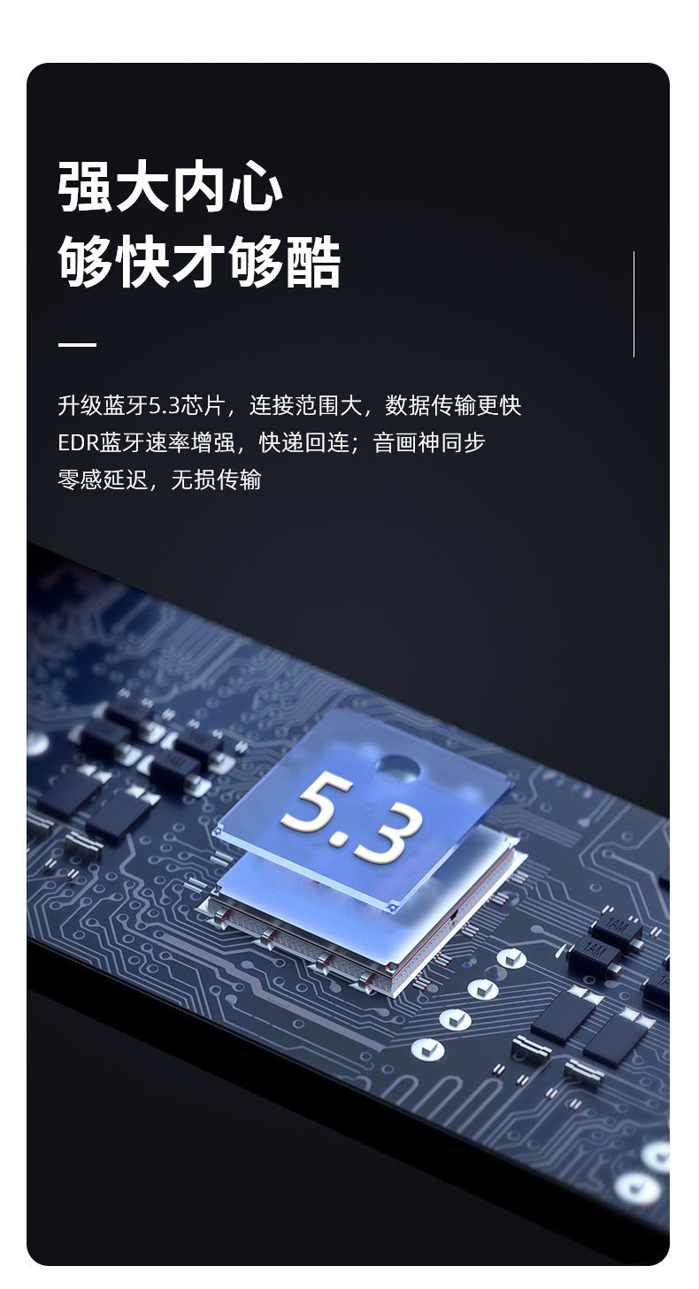 The cross-border bestseller M10 digital display screen, large battery life, long battery life, Bluetooth headphones, gaming style, touch control, high-quality audio headphones pic 5