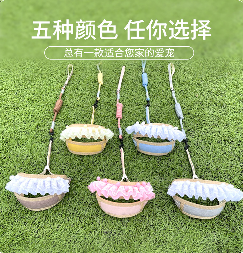 防挣脱狗狗牵引绳外出遛猫遛狗专用牵引绳子宠物用品可调节胸背带详情6