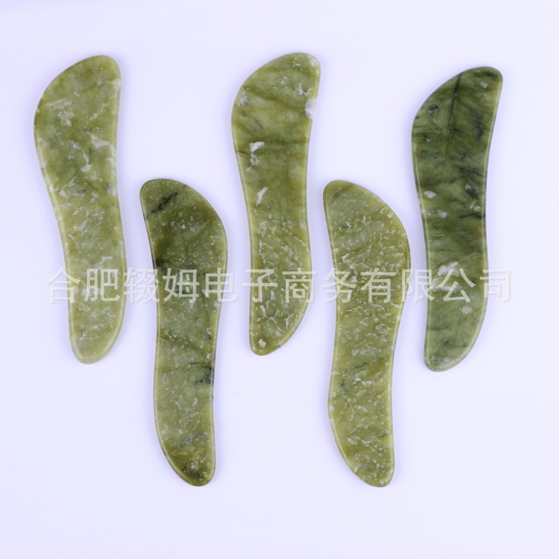绿凤玉刮痧板按摩面部经络S型岫岩玉石刮痧片厂家跨境外贸直供详情8
