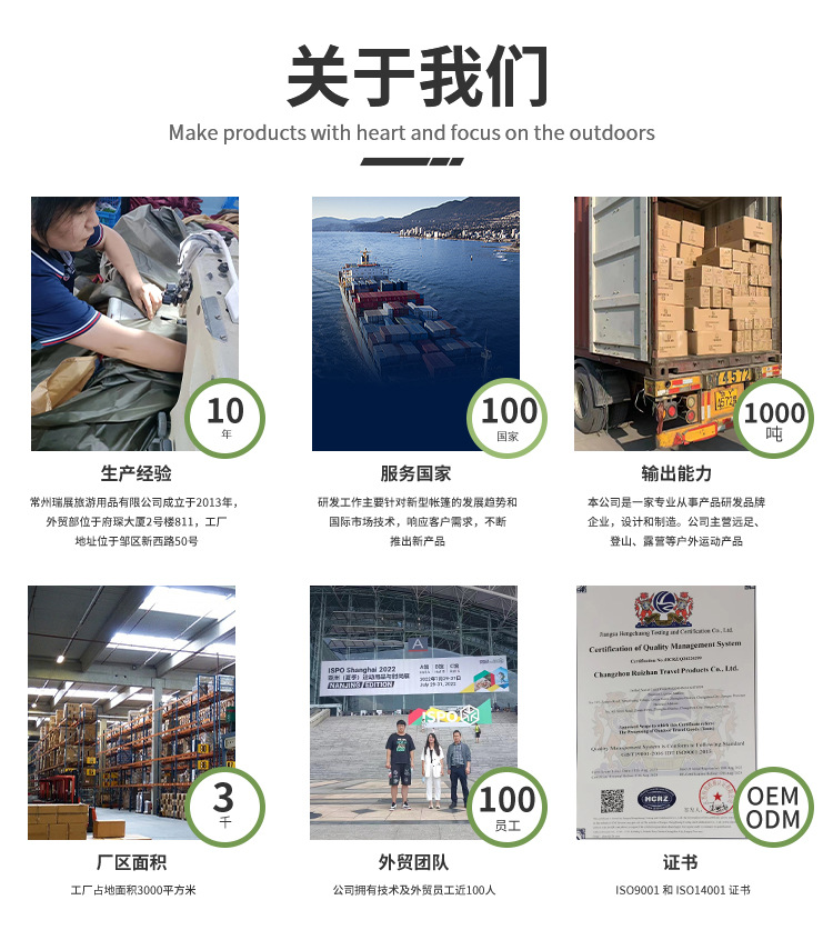 帐篷户外双层便携式折叠露营帐篷野营帐篷牛津布材质防暴雨防风详情12