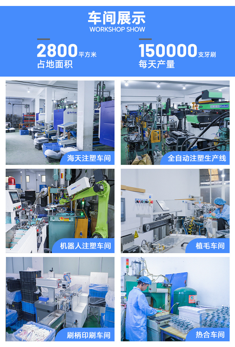 成人大头牙刷65孔48孔54孔39孔日式宽幅超柔软毛牙刷商店日用工厂详情30