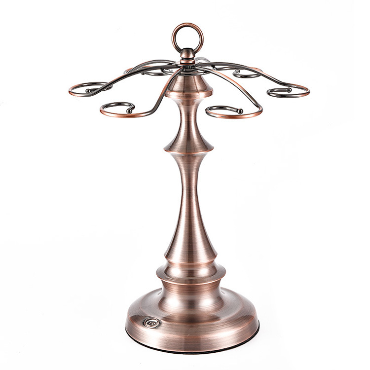 创意红酒杯架家用倒挂红酒杯收纳架子餐厅红酒柜摆件欧式高脚酒架详情5