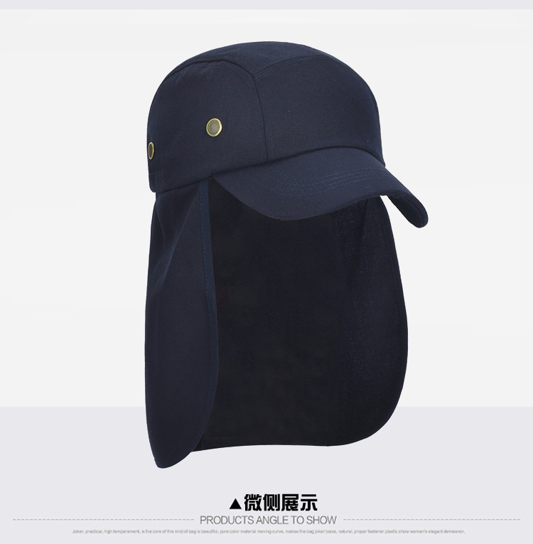 Factory direct sales of spring and summer hats, outdoor travel cycling sun hats, sun-protective fisherman hats, shawls, and custom-made fishing hats pic 11
