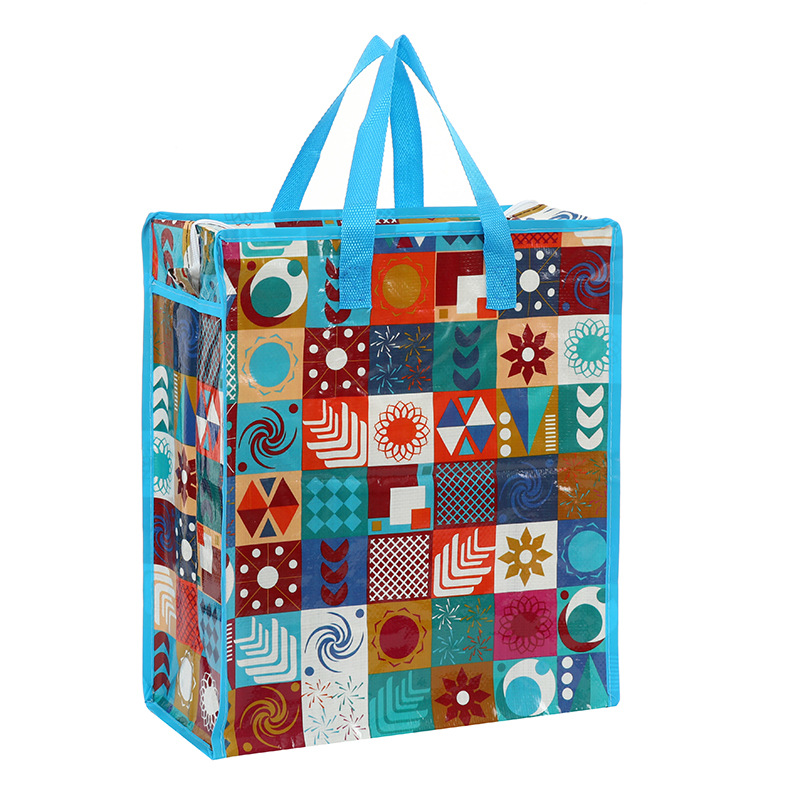 厂家批发衣物收纳袋防水防潮编织袋家用棉被衣服收纳手提打包袋详情25