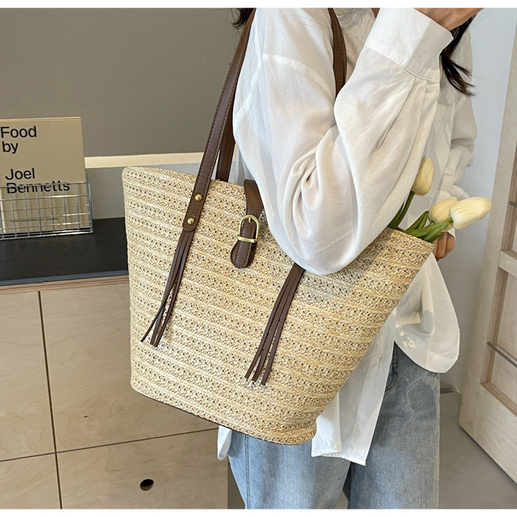 草编大容量包女包编织夏天沙滩女2024新款包包单肩手提托特包大包详情38