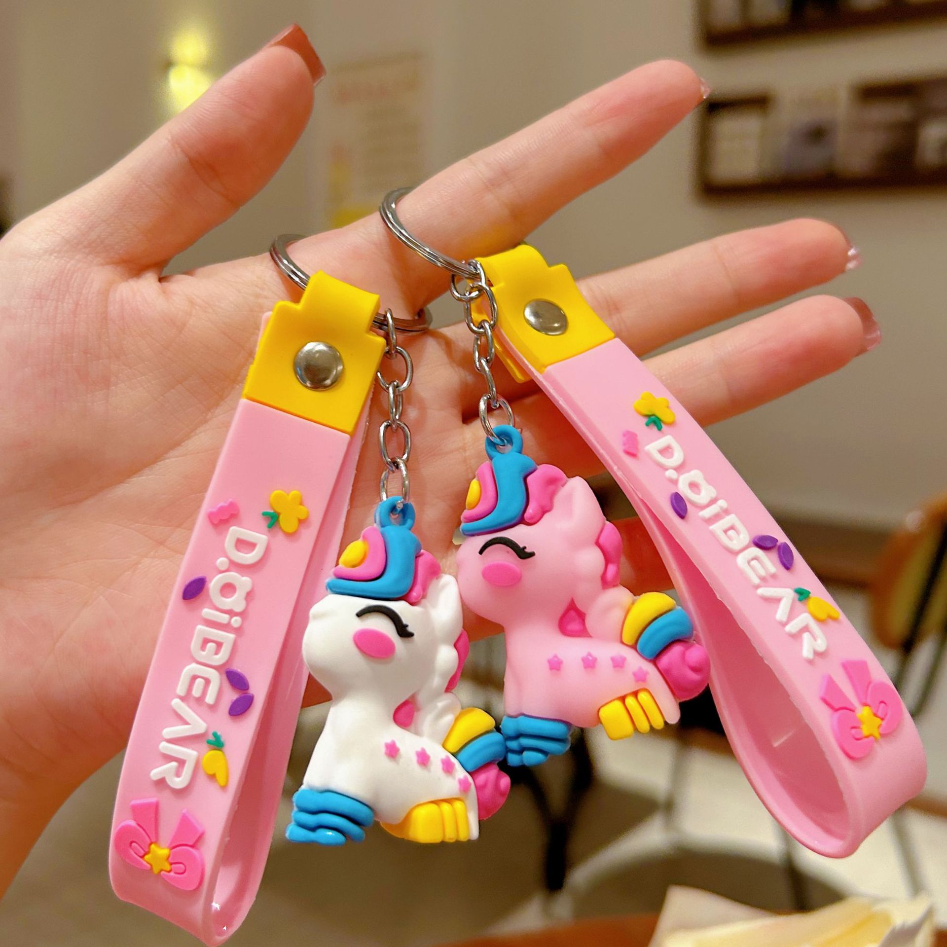 New cute little horse 2026 Year of the Horse keychain pendant, schoolbag, couple pendant, gift. May the New Year be a year of success pic 3