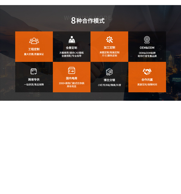 星辰工厂批发美式复古客厅大小户型奢华直排拉扣头层真皮美式沙发佛山家具轻奢详情7