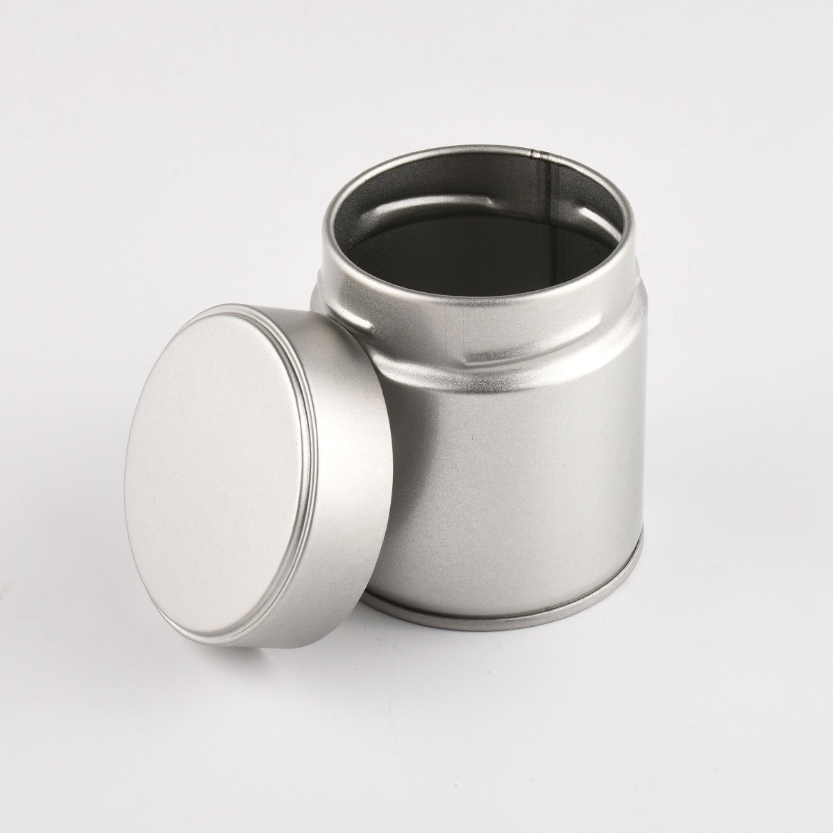 Original manufacturer offers wholesale of matcha cans, tea cans, food-grade tinplate with threaded caps and round cans in stock pic 1