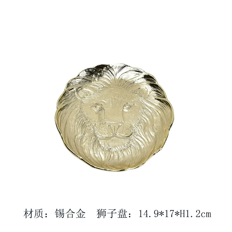 印度进口铝制银色不规则浅边水果盘零食坚果收纳托盘茶盘摆件装饰详情42
