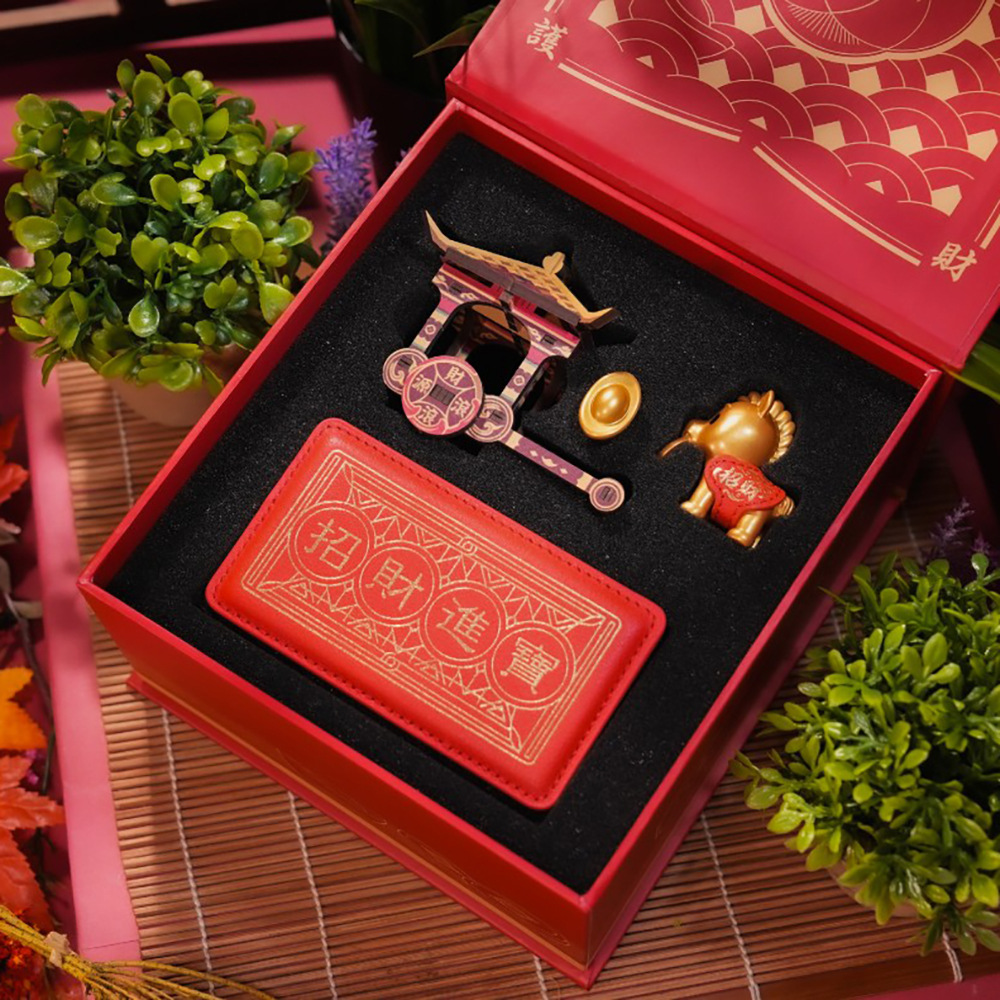 镇澜宫2026年马年新款运富马金属摆件运财马摆件木马摇马玩具详情12