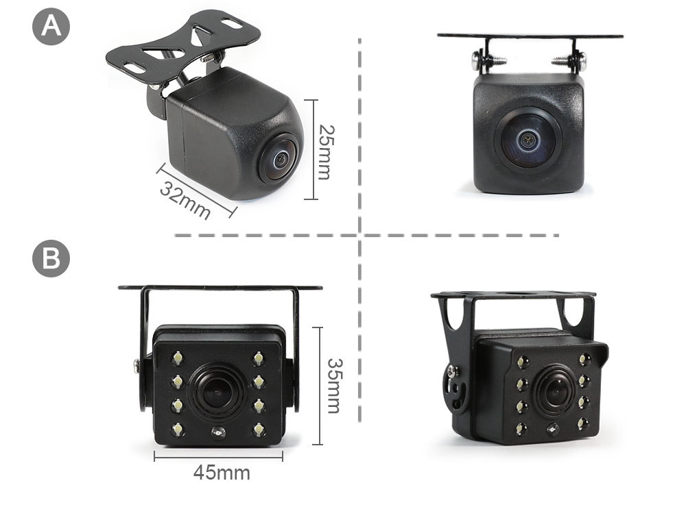 The 5-inch universal display screen for small cars is equipped with a built-in digital wireless high-definition 150° rearview reversing camera image system pic 11