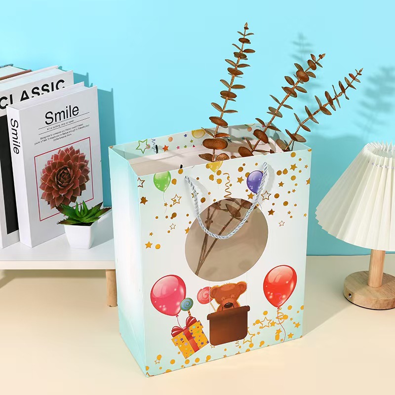 透明时尚高级感鲜花礼品包装袋朋友聚会生日派对送礼有档次颜值高详情5