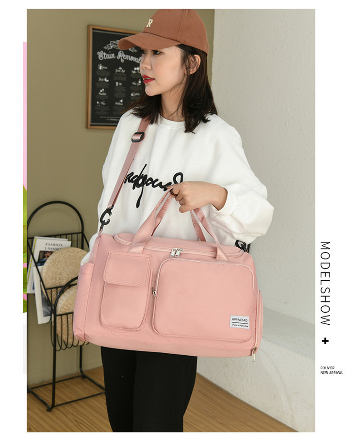 手提独立鞋位健身包干湿分离游泳包牛津布瑜伽旅行包休闲旅行必备详情16