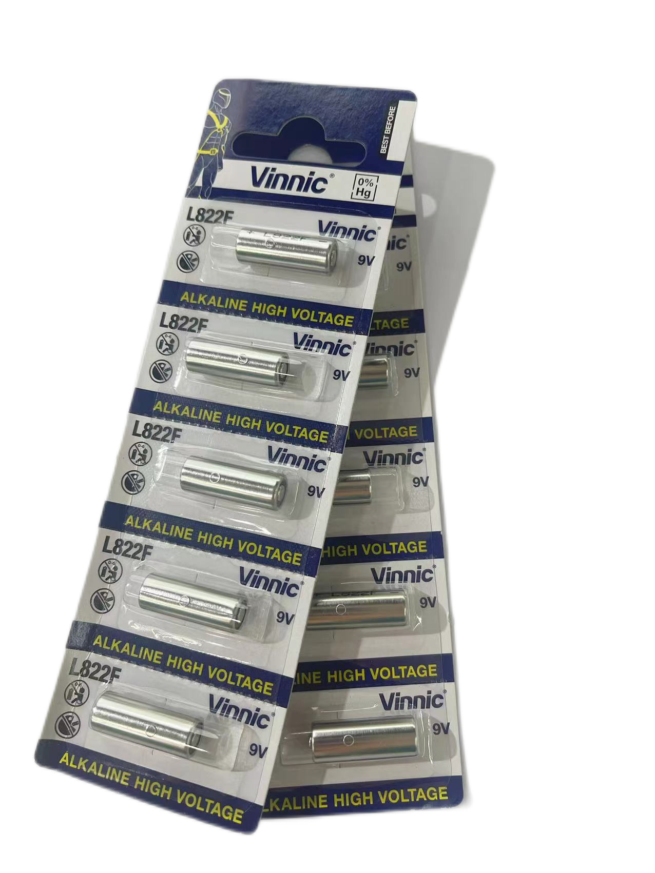 银战士 L822F通用 9V小电池 高电压 无汞碱性遥控器电池 小号防盗详情1