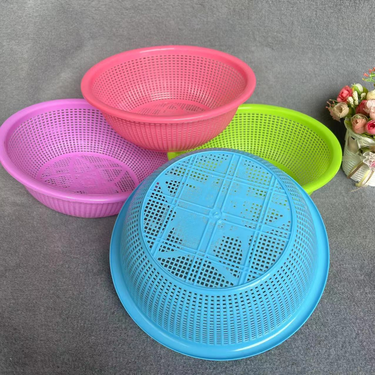 【 Zone 3-9 】 Five-star rice basket 400 yuan per piece, kitchen plastic rice washing and sieving, fruit basket, vegetable basket, fruit basket, washing fruit basket, washing vegetable basin, fruit basin, vegetable basket, washing rice basket pic 5