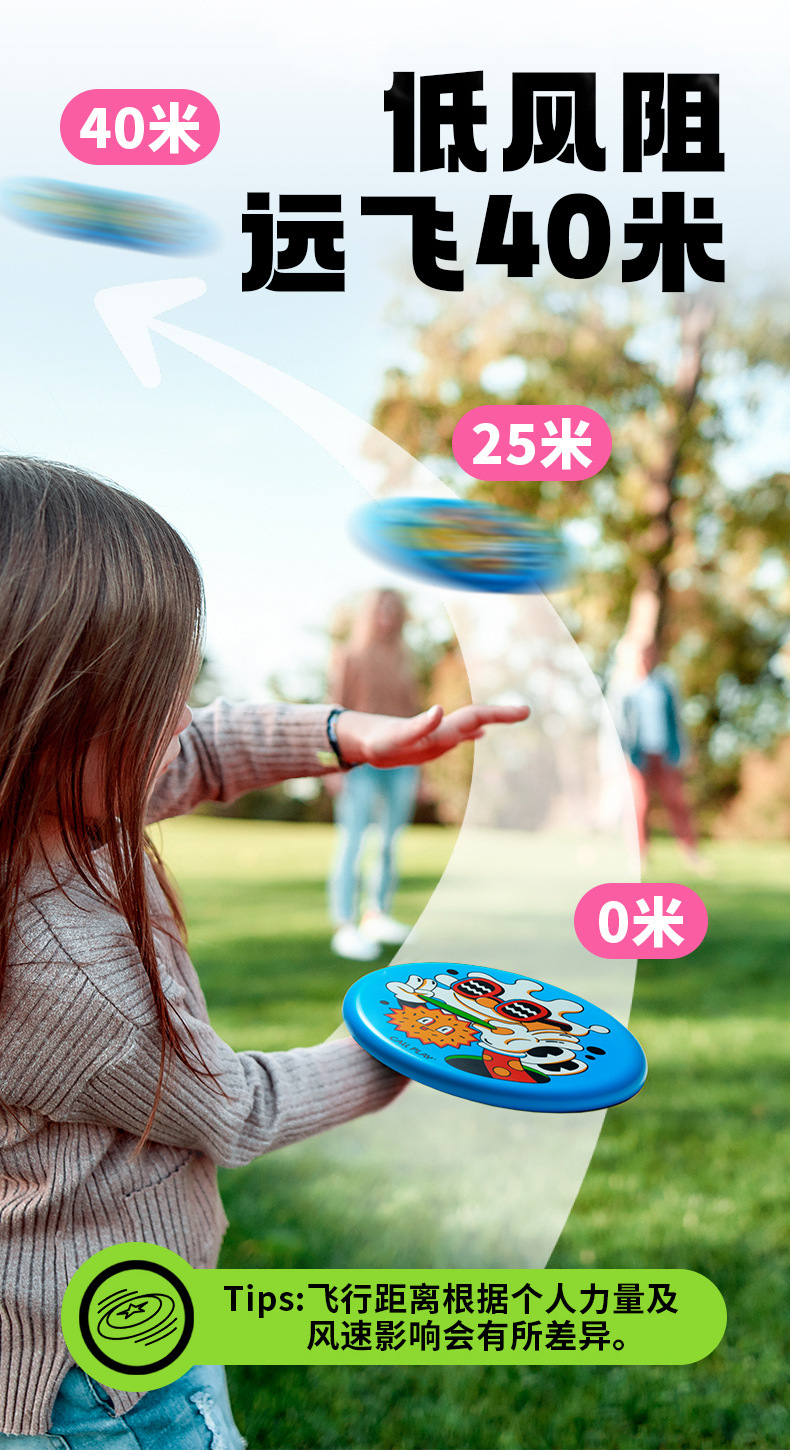 CALL Koda Duck Soft Frisbee Flying Saucer Cartoon toys for kindergarten park parent-child fitness sports competition pic 6