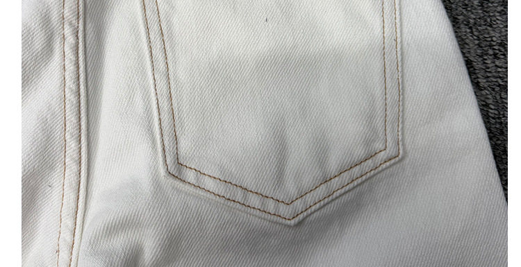 BC High-waisted straight-leg jeans for women, beige, simple style, versatile, casual, loose, wide-leg trousers, European and American style 2026 pic 21