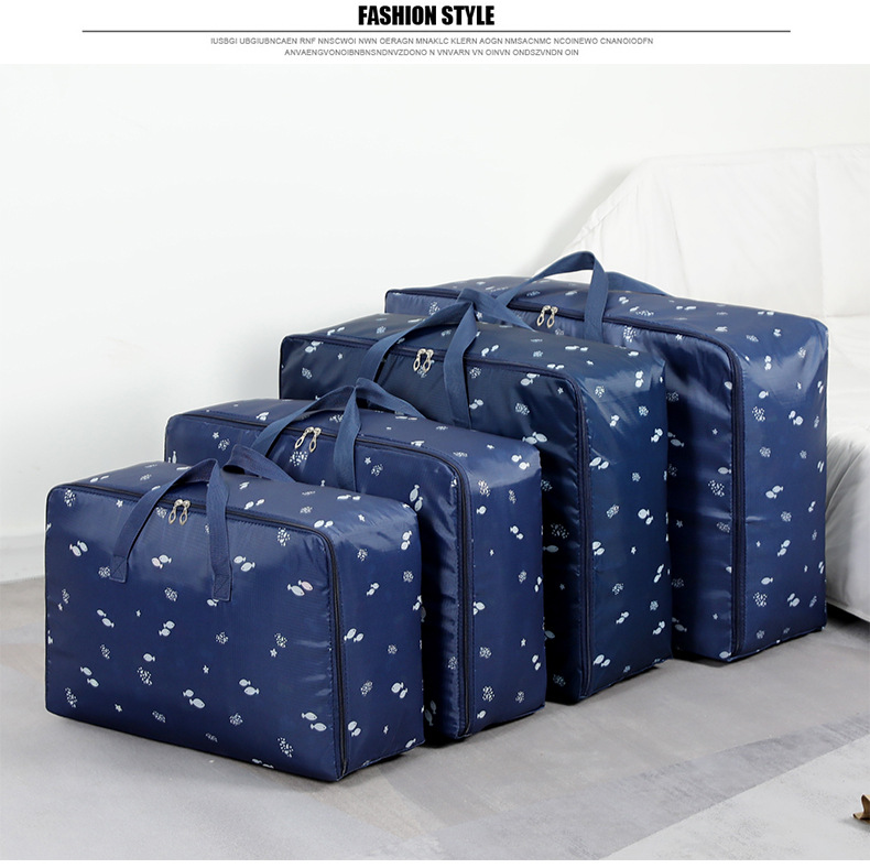 Oxford cloth clothing storage bags, large waterproof quilts, moving student hand luggage bags, home sorting and packing bags pic 18