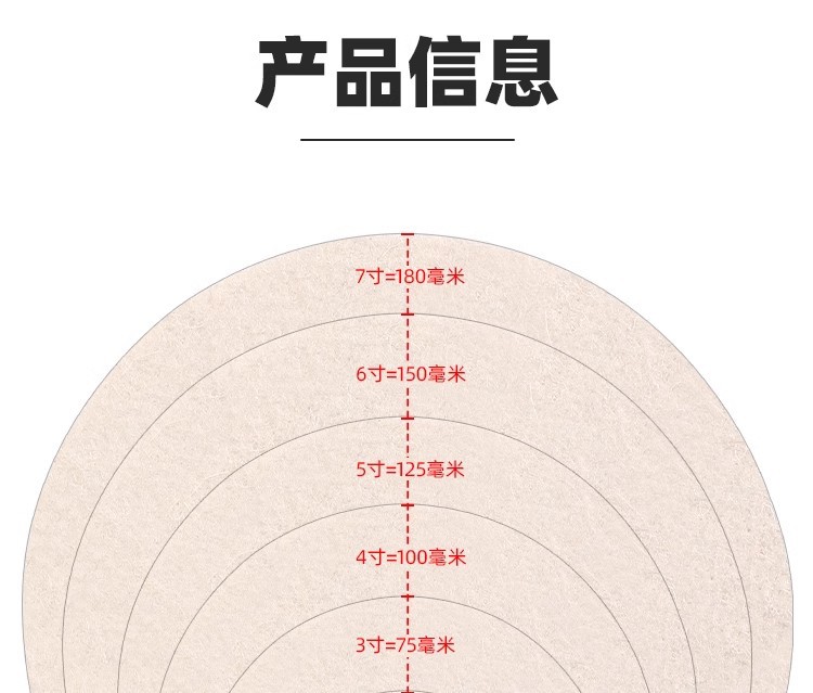 植绒羊毛抛光轮自粘毛毡轮汽车玻璃油膜清洁打磨盘高密度细羊毛球详情3
